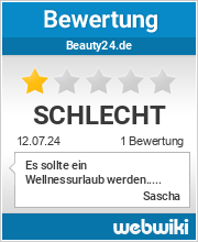 Bewertungen zu beauty24.de
