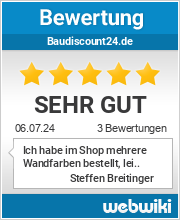 Bewertungen zu baudiscount24.de