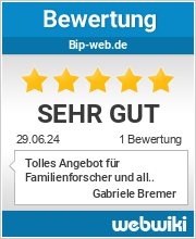 Bewertungen zu bip-web.de