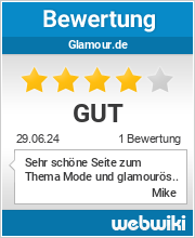 Bewertungen zu glamour.de