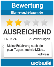 Bewertungen zu blume-sucht-baum.de