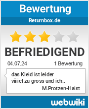 Bewertungen zu returnbox.de