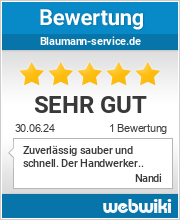 Bewertungen zu blaumann-service.de