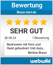 Bewertungen zu braun-brot.de