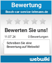 Bewertungen zu bosch-car-service-lehmann.de