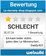 Bewertungen zu la-mommy-shop.blogspot.com