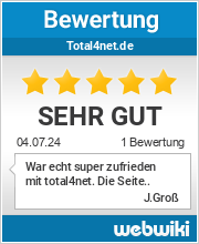 Bewertungen zu total4net.de