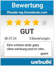 Bewertungen zu plauder-wg.forumieren.com