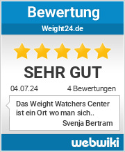 Bewertungen zu weight24.de