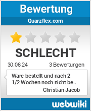 Bewertungen zu quarzflex.com