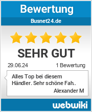 Bewertungen zu busnet24.de