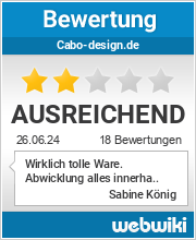 Bewertungen zu cabo-design.de