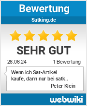 Bewertungen zu satking.de