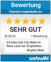 Bewertungen zu citynails-nagelstudio.de