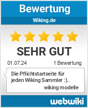 Bewertungen zu wiking.de
