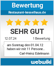 Bewertungen zu restaurant-kesselhaus.de