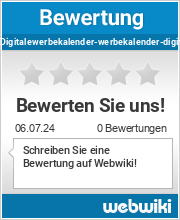 Bewertungen zu digitalewerbekalender-werbekalender-digital.de
