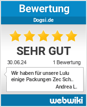 Bewertungen zu dogsi.de
