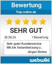 Bewertungen zu tmp-online.de