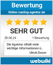 Bewertungen zu online-casting-agentur.de