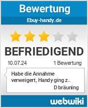 Bewertungen zu ebuy-handy.de