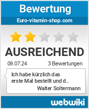 Bewertungen zu euro-vitamin-shop.com