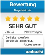 Bewertungen zu fingerkleid.de