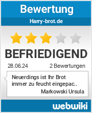 Bewertungen zu harry-brot.de