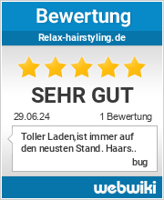 Bewertungen zu relax-hairstyling.de