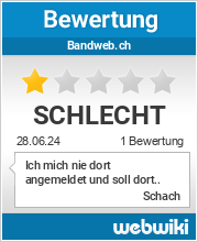 Bewertungen zu bandweb.ch