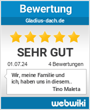 Bewertungen zu gladius-dach.de
