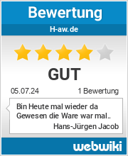 Bewertungen zu h-aw.de