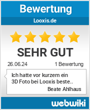 Bewertungen zu looxis.de