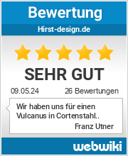 Bewertungen zu hirst-design.de