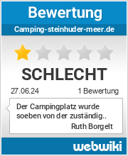 Bewertungen zu camping-steinhuder-meer.de