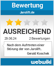 Bewertungen zu jarolift.de