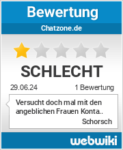 Bewertungen zu chatzone.de