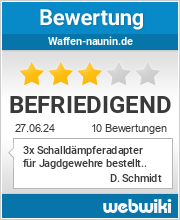 Bewertungen zu waffen-naunin.de