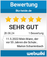 Bewertungen zu btz-heide.de