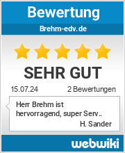 Bewertungen zu brehm-edv.de
