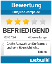 Bewertungen zu bluejuice-camps.de