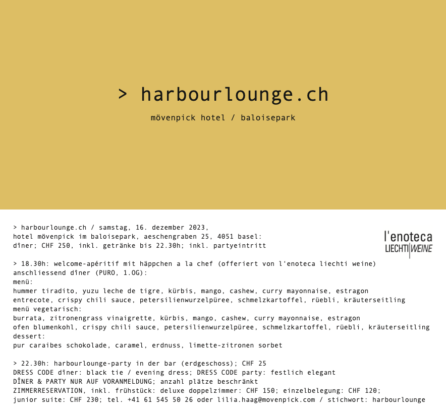 (c) Harbourlounge.ch